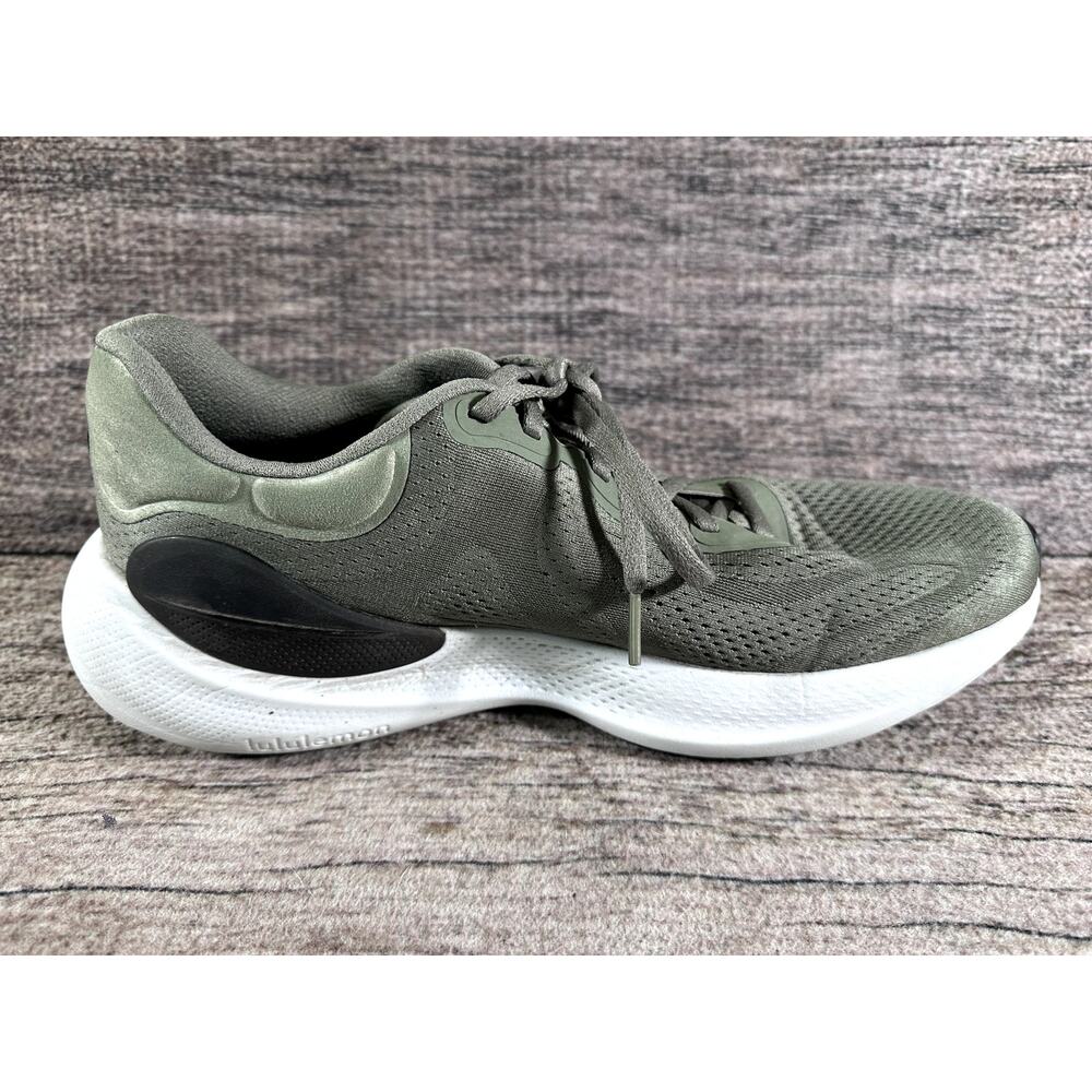 Lululemon Mens Beyondfeel Trail Green Vapor Blk Running Shoes Sneakers Size 11.5 - Picture 7 of 10